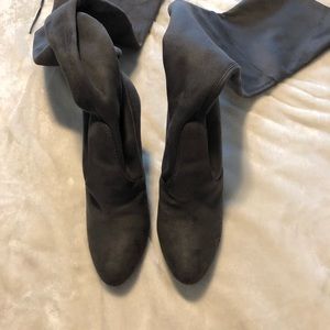 Steve Madden Suede Thigh High Boots size 8